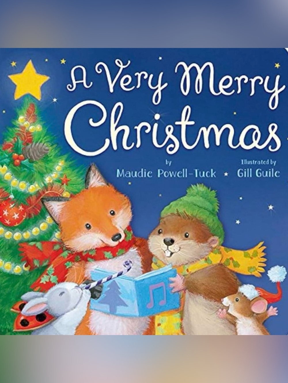 A Very Merry Christmas Children's Board Book by Maudie Powell-Tuck